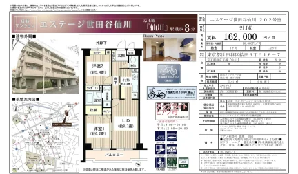 エステージ世田谷仙川 202号室 202号 0
