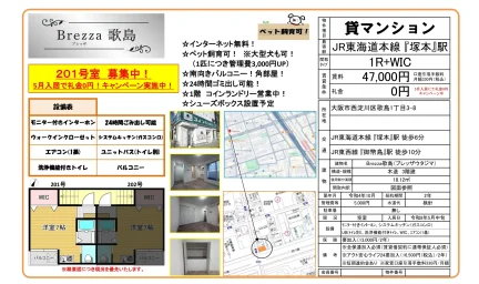 Brezza歌島 201号 0
