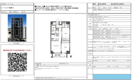 コンフォリア滝野川 1205号 0