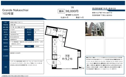 Grande Nakaochiai 103号 0