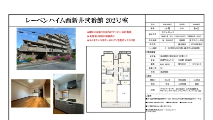 レーベンハイム西新井弐番館 202号 0