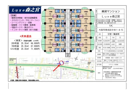 Luxe 森之宮 205号 0