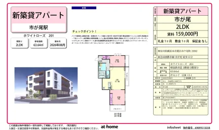 ホワイトローズ 201 201号 0