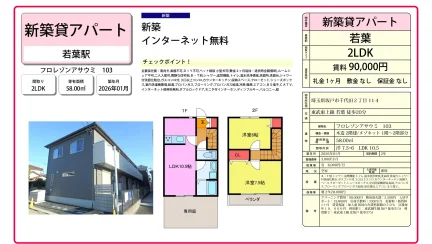 フロレゾンアサウミ 103号 0