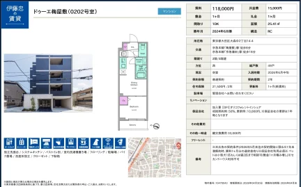 ドゥーエ梅屋敷 0202号 0
