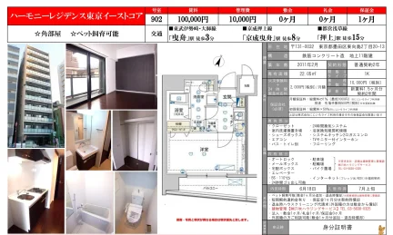 ハーモニーレジデンス東京イーストコア 0