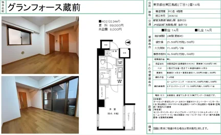 グランフォース蔵前 1402 0