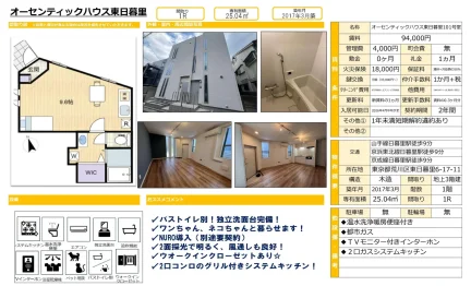 オーセンティックハウス東日暮里101号室 101号 0