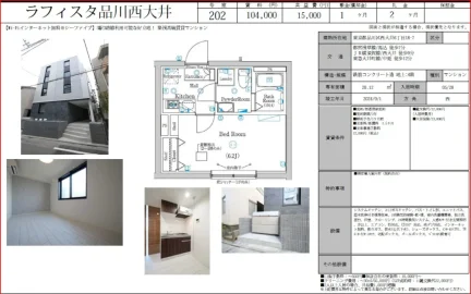 ラフィスタ品川西大井 202号 0