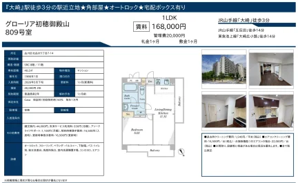 グローリア初穂御殿山 809号 0