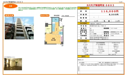 カスタリア新富町Ⅱ 0