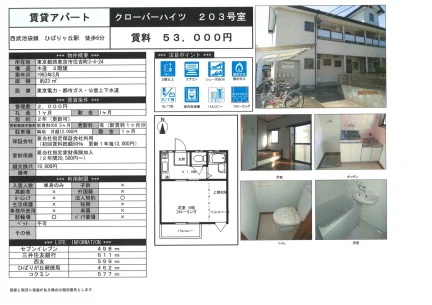 クローバーハイツ 203号 0
