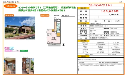 セジュール モナリエ 201号 0