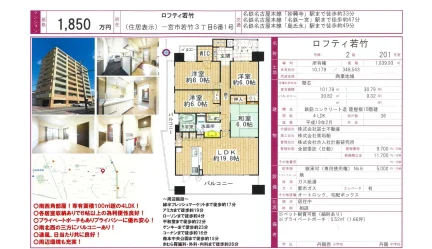 ロフティ若竹 201号室 0