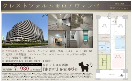 クレストフォルム東京アヴァンセ 0