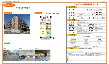 フジ・ヴェール毘沙門堂 401 0