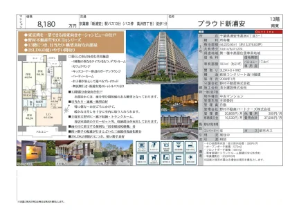 プラウド新浦安 13階 0