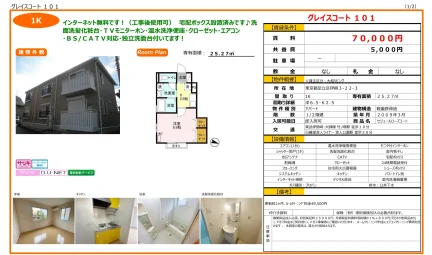 セジュールローズコート 101号 0