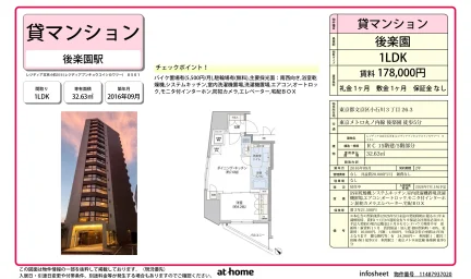 レジディア文京小石川Ⅱ 0
