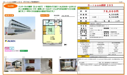 セジュールオッツ 205号 0