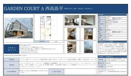 GARDEN COURT A 西高島平 405号 0