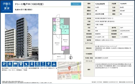 ドゥーエ亀戸III 1003号 0