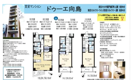 ドゥーエ向島 103号 0