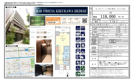 RJRプレシア菊川駅前 202号 0