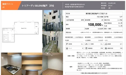 トリアーディSELENE亀戸 316 0