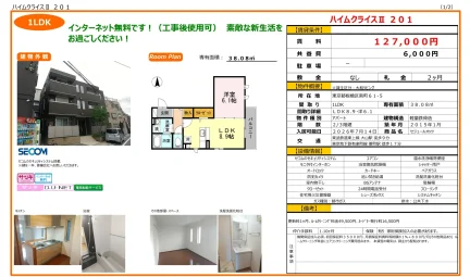 ハイムクライスⅡ 201 201号 0