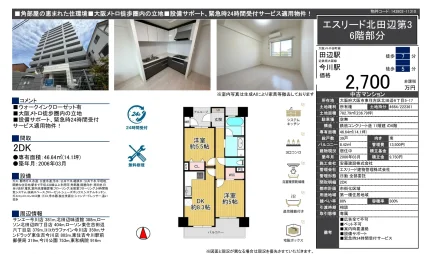 エスリード北田辺第3 6 0