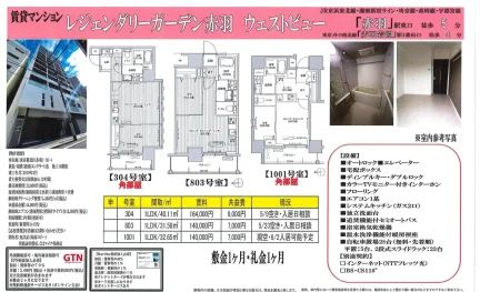 マンションレジェンダリーガーデン ウェストニュー 1304 0