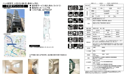 グランカーサ門前仲町 402号 0