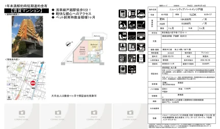 ニューシティアパートメンツ戸越 801号室 0