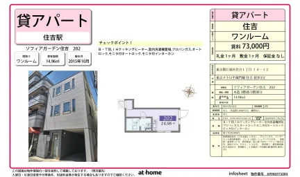 ソフィアガーデン住吉 202号 0