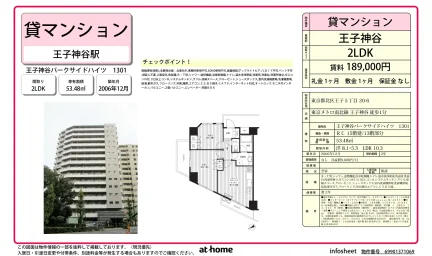 王子神谷パークサイドハイツ 0