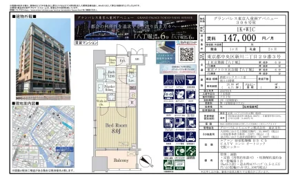 グランパレス東京八重洲アベニュー 306号 0