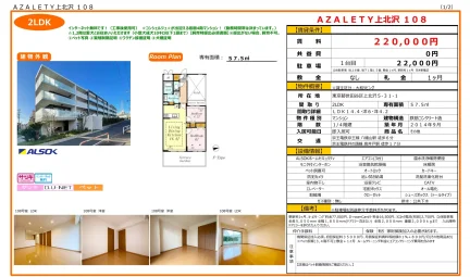 AZALETY上北沢 108 108号 0