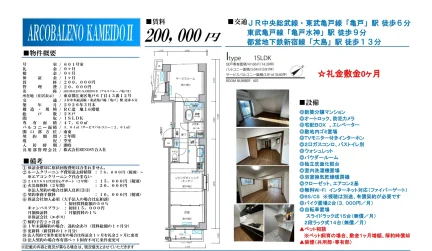 ARCOBALENO KAMEIDOⅡ 601号 0