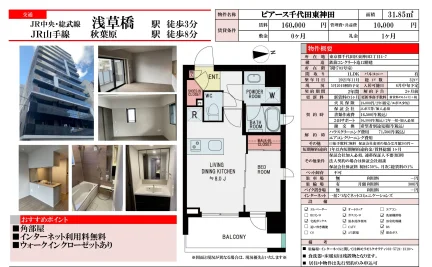 ピアース千代田東神田 703号 0
