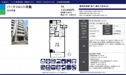 パークフロント常盤 503号 0