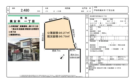 戸田市美女木1丁目土地 0