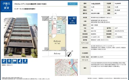 伊藤忠クロスレジデンス日本橋浜町 0801号 0