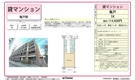 ニューシティアパートメンツ亀戸 611号 0