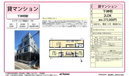 エフティヒア西品川 101 101号 0