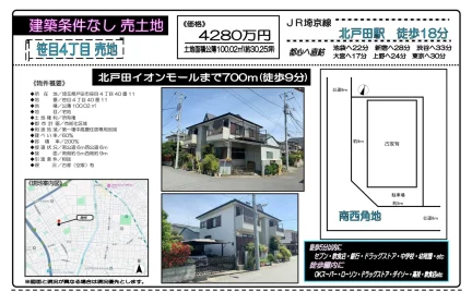 笹目4丁目売地 0