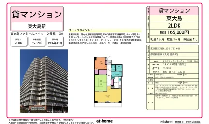 東大島ファミールハイツ 2号館 204 204号 0