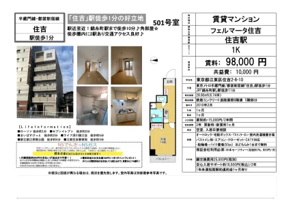 フェルマータ住吉 501号 0