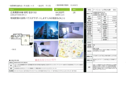 アーバンルーム平和大通り 601号 0