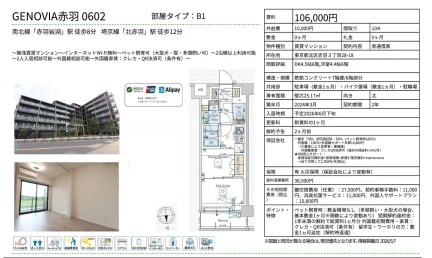 GENOVIA赤羽 0602 0602 0